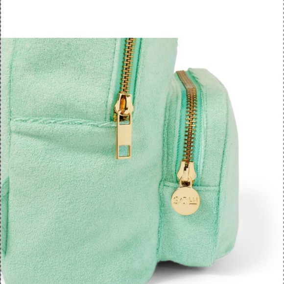 Stoney Clover Lane x Target Terry Cloth Embossed Backpack Light Mint Green NWT - Picture 3 of 5